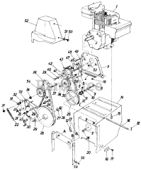 White Outdoor SB-510 (310-550-190) - White Outdoor Snow Boss Snow Thrower (1990)