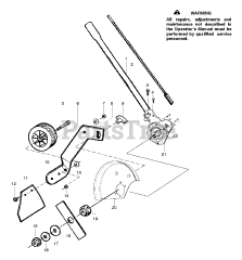 Poulan Pro PP 25 E - Poulan Pro String Trimmer Drive Shaft Assembly