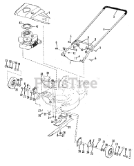 Homelite M-21 E (990861) - Homelite Walk-Behind Mower