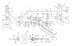 Gravely 817006 - Gravely Grader Brush (SN: 000101 & Above)