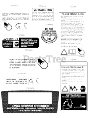 Craftsman 247.776380 (24A-464G099) - Craftsman Chipper Shredder (2011) (Sears)