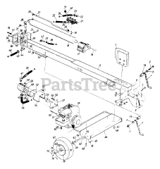 MTD 243-610-205 - MTD Log Splitter (1993) (Mid States Distributor)