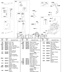 Briggs & Stratton 58A447-0481-E2 - Briggs & Stratton Horizontal Engine Fuel Filter, Fuel Injection Pump, Glow Plugs