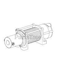 Cub Cadet 39A70015 (39A70015100) - Cub Cadet Utility Vehicle 4,000 lb. Winch att2 4,000 lb. Winch