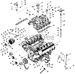 Generac QT08054GVAX - Generac 80kW Home Standby Generator (SN: 9678049 - 9678049) (2015) EV Engine Common Parts 5.4L C5 (0L2847)