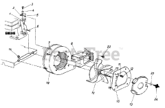 Yard Machines 24A-652C000 - Yard Machines Blower (1998)