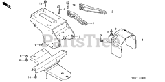 Honda H5518 NA2/D (TZAC) - Honda Multi-Purpose Tractor, Made in Japan (SN: TZAC-3500001 - TZAC-3599999) REAR LIFT ARM