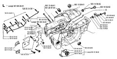 Husqvarna 3120 - Husqvarna Chainsaw (SN: 19942300001 - 19960100000) CRANKCASE