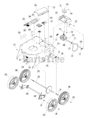 Bear Cat WV 190 S - Bear Cat Walk-Behind Vacuum, 190cc Briggs & Stratton (SN: H07102 & Above)