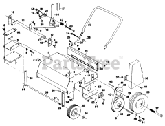 Exmark TR-5000 - Exmark Walk-Behind Turf Rake (SN: 030000 - 039999 ...