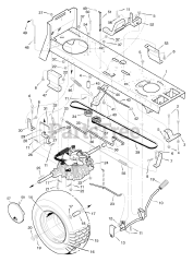 Murray 46403x30A - Murray 46" Garden Tractor (1996)