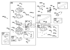 Briggs & Stratton 295347-0215-B5 - Briggs & Stratton Horizontal Engine
