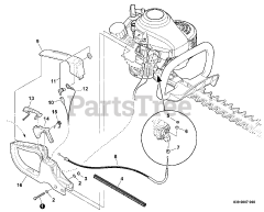 Echo HC-155 - Echo Hedge Trimmer (SN: S68011001001 - S68011999999)