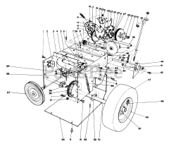 Toro 38056 C (521) - Toro 21" Snow Thrower (SN: 008000001 - 008999999) (1988)