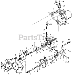 White Outdoor FST-14 (132-786G190) - White Outdoor 42" Lawn Tractor (1992) Transaxle P/N 618-0034