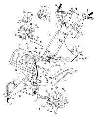 MTD 213-406-000 - MTD Tiller (1993)