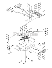 Cub Cadet Z-Force SZ48 (17AIDGHB010) - Cub Cadet 48" Z-Force S Zero-Turn Mower, Kawasaki (2014) Steering Linkage
