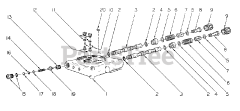 Simplicity 990730 - Simplicity 400 lb. Front End Loader Hydraulic Group - Valve (3689I04)
