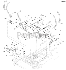 Simplicity ZT 4000 B 2648 (5900765) - Simplicity ZT 4000 Series 48" Zero-Turn Mower, 26hp Briggs & Stratton Motion Control Group