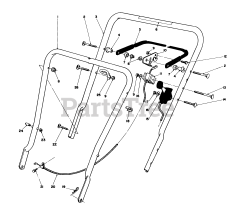 Toro 16575 C - Toro Walk-Behind Mower (SN: 008000001 - 008999999) (1988)