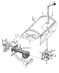 Troy-Bilt 12089 - Troy-Bilt Horse Rear-Tine Tiller (SN: 120890100101 & Above) DEPTH REGULATOR &amp; TIME HOOD ASSEMBLIES