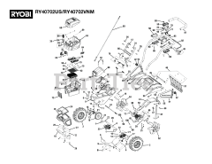 Ryobi RY 40702 VNM (108751001) - Ryobi Rear-Tine Tiller, Rev 01 (2022-08)