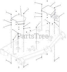 Ariens 991163 - Ariens Apex 60" Zero-Turn Mower, 24hp Kawasaki FR (SN: 200000 & Above) Belt Guards – 60"