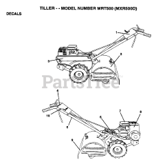Murray M RT500 - Murray Tiller