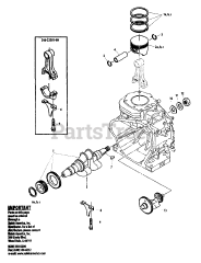 Shindaiwa EGR 6000 E - Shindaiwa Generator Crankshaft, Piston