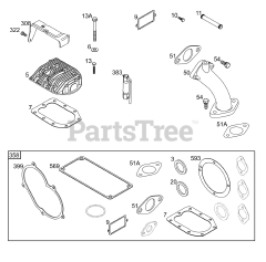 Briggs & Stratton 326431-3521-08 - Briggs & Stratton Horizontal Engine