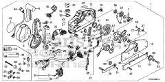 Honda BF175 AK1 XA (BAJJ) - Honda Marine Engine, Made in Japan (SN: BAJJ-1300001 - BAJJ-9999999) REMOTE CONTROL (NHK MEC) (HANDLE CAP CHROME)