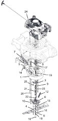 Ariens 911189 (LMSP) - Ariens 21" Self-Propelled Walk-Behind Mower, BBC (SN: 000101 - 000351)