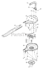 Ryobi 290r (41AR290G734) - Ryobi Blower Impeller Housing Parts