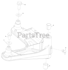 Exmark RAX691GKA524A3 - Exmark 52" Radius X-Series Zero-Turn Mower, Kawasaki FX691V (SN: 402082300 - 404314158) (2018) Idler Arm W/Bearings Assembly
