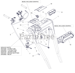 Ariens 926091 (PRO 28) - Ariens Hydro Pro 28" Track Snow Blower, Ariens AX 420cc EFI (SN: 000101 & Above)