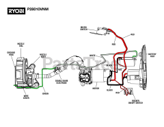 Ryobi P 28010 VNM (108662001) - Ryobi 18V Electrostatic Sprayer, Rev 01 (2021-02) WIRING DIAGRAM