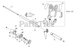 Echo CLS-5000 - Echo Clearing Saw Pipe, Harness