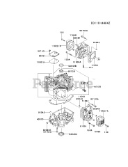 Kawasaki FH430V-DS26 - Kawasaki Engine CYLINDER/CRANKCASE