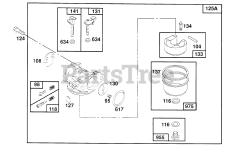 Briggs & Stratton 126802-4402-01 - Briggs & Stratton Vertical Engine Carburetor Assembly