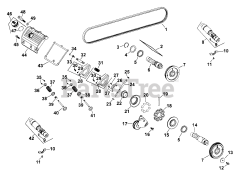 Kohler TH18-54501 - Kohler Triad Engine, Basic Version, 18hp, 13.4kW Head/Valve/Breather 4-28-1