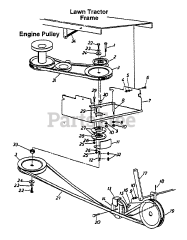 White Outdoor 190-756-000 - White Outdoor 28" Tiller Attachment (1997)