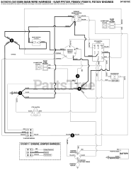 Ferris IS 700Z (5901225) - Ferris IS700Z Series 61" Zero-Turn Mower, 24hp Kawasaki, Side-Discharge Electrical Schematic - Ign. Grounding Circuit/Op. Pres. - S/N: 2017612395 - 2017954955