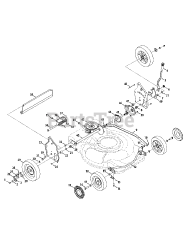 Craftsman 247.371080 (12A-948J099) - Craftsman Walk-Behind Mower (2010) (Sears)
