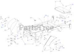 Dewalt DXGX548P (53AL8CS6038) - DeWALT Stand-On Mower (2021)