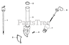 Kohler M16-711532 - Kohler Magnum Engine, Made for Hobart, 16hp, 11.9kW Dipstick 03090047569