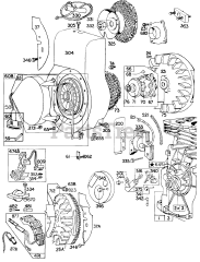 Briggs & Stratton 130202-0640-XX - Briggs & Stratton Horizontal Engine