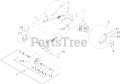 Toro 79558 - Toro 48" GrandStand Stand-On Mower (SN: 290003001 - 290999999) (2009) Wheel Assembly