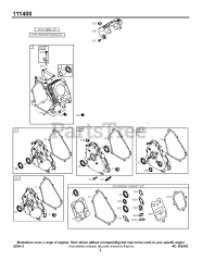 Briggs & Stratton 111432-0123-E1 - Briggs & Stratton Horizontal Engine Cylinder Group