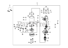 MTD 4P90MUB - MTD Engine 4P90MUB Starter Assembly