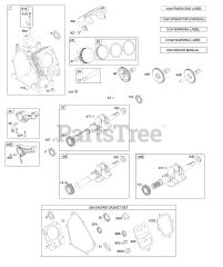 Briggs & Stratton 12S432-0143-F8 - Briggs & Stratton Horizontal Engine